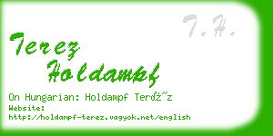 terez holdampf business card